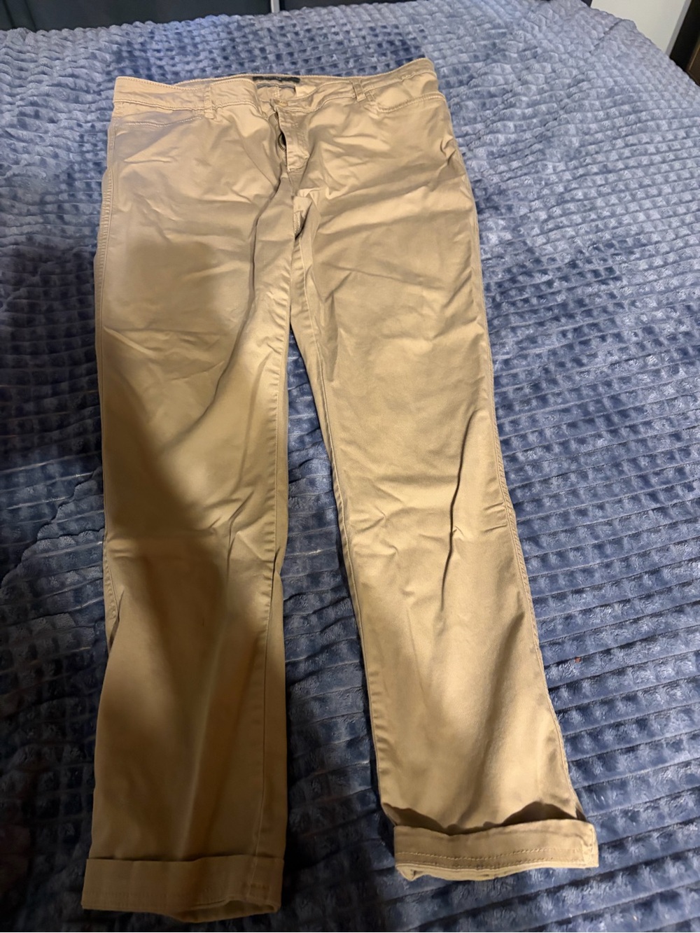 Denver Hayes Women's Khaki Straight-Leg Jeans